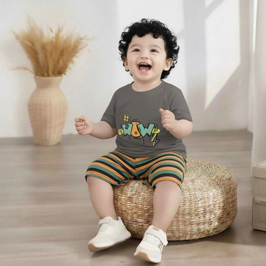 ANAKKU BOYS KNIT SUIT TOP & BOTTOM (1 - 3 years) - EAK1157-4