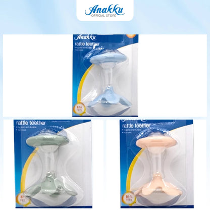 Anakku Baby Character Rattle Massage Gum BPA Free - Rattle Bayi untuk Urut Gusi, Bebas BPA 163-267