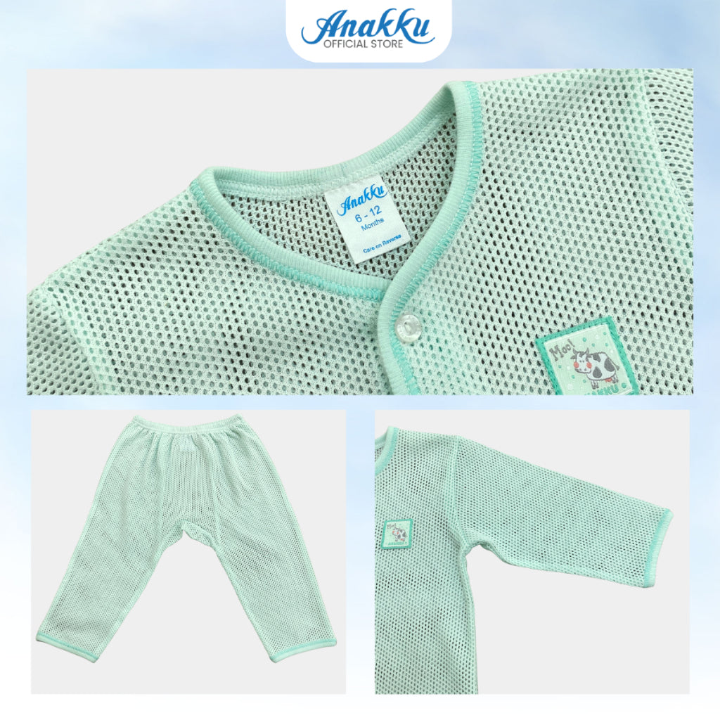 Anakku Newborn Set Baju Lubang Bayi Lelaki [0-18 Mths]