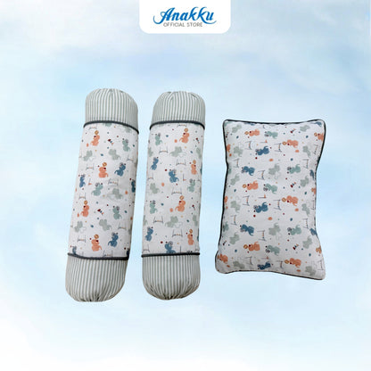 Anakku Bedding Set (Baby Elephant) | Set Bantal Bayi