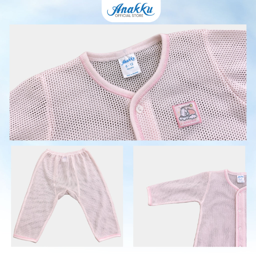 Anakku Newborn Set Baju Lubang Bayi Perempuan [0-18 Months] 120762-2/ 120763-2