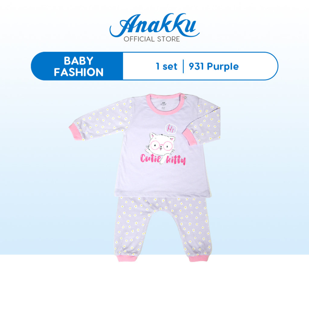 Anakku [3-18M] Baby Girl Newborn Suit Set Baju Bayi Perempuan EAK930-2