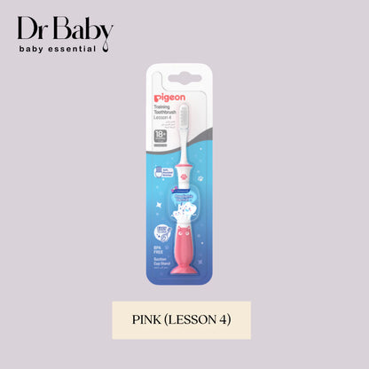 Pigeon Berus Gigi Latihan Bayi Training Toothbrush Siri Pigeon Lesson 3 Untuk Bayi 12-18 Bulan 8-20 Gigi Susu Bebas BPA