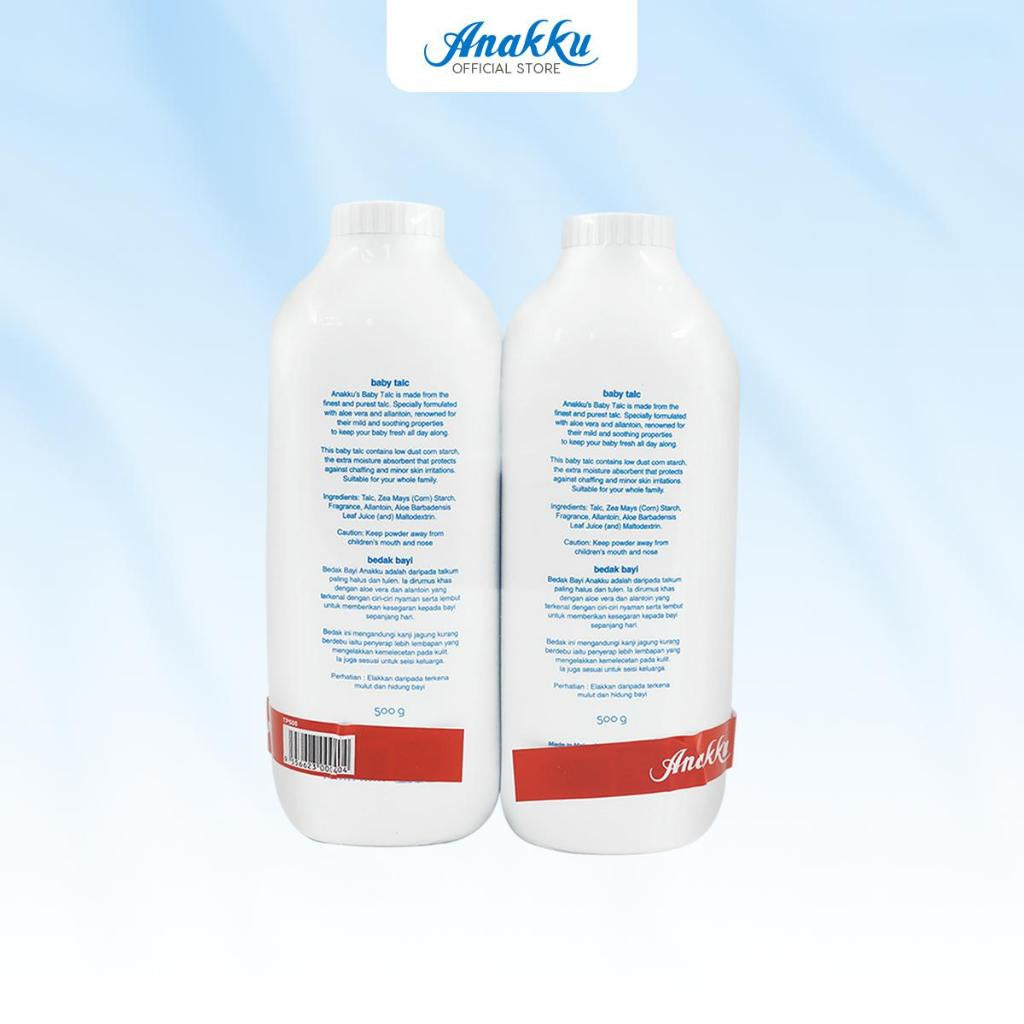 [Exclusive Combo] Anakku Newborn Bath Set - Baby Bath Head To Toe Moisturizing Baby Lotion Baby Talcum AKBD0060