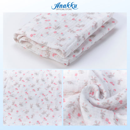 ANAKKU SELIMUT MUSLIN SATU HELAI (120CM × 120CM)