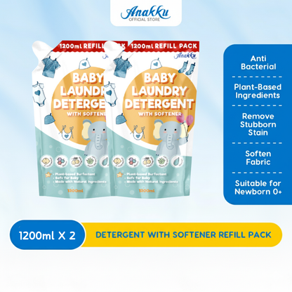 Anakku Detergent With Softener Refill Pack (1.2L) LD1200