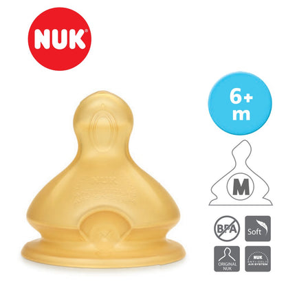 NUK Latex PC Teat (2 Pcs/Card)