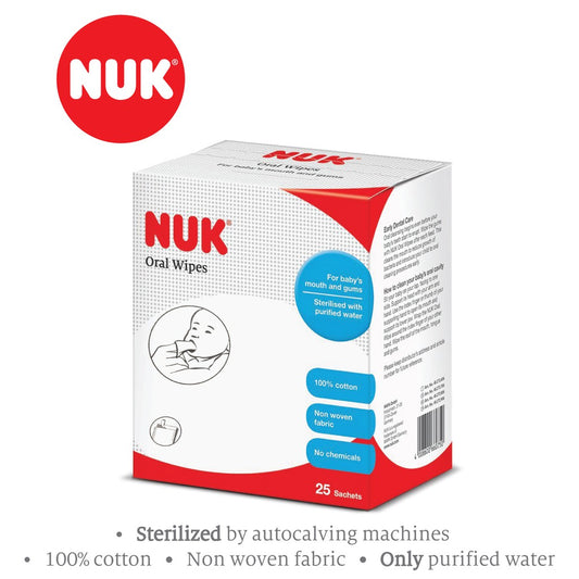 NUK Oral Wipes (25 Pcs/ Box)