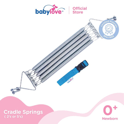 Babylove Cradle/ Hammock Spring Set (2's or 5's with Safety Belt)