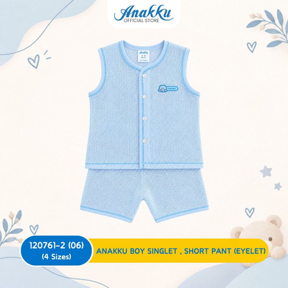 ANAKKU Newborn Set Baju Lubang Bayi Lelaki [0-18 Mths]