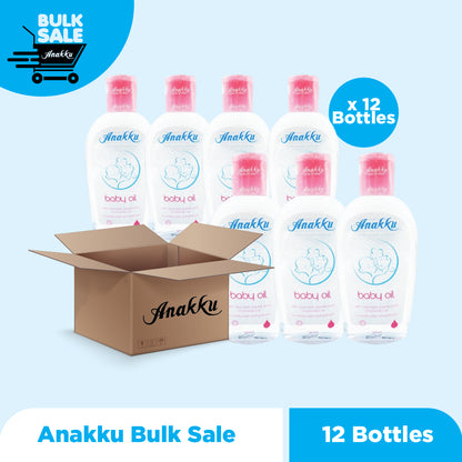 Bulk Sale - Anakku Baby Oil 150ml | Minyak Bayi BO-01 x 12