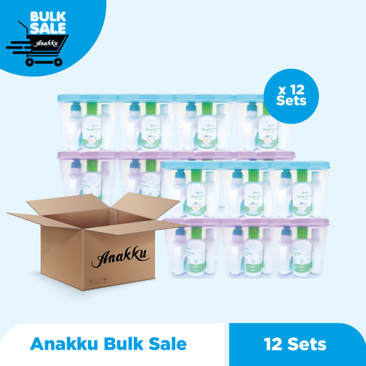 Bulk Sale - Anakku Baby Cleansing Travel Set Liquid Detergent Cleanser Head To Toe (150ml/100ml) TC118x12