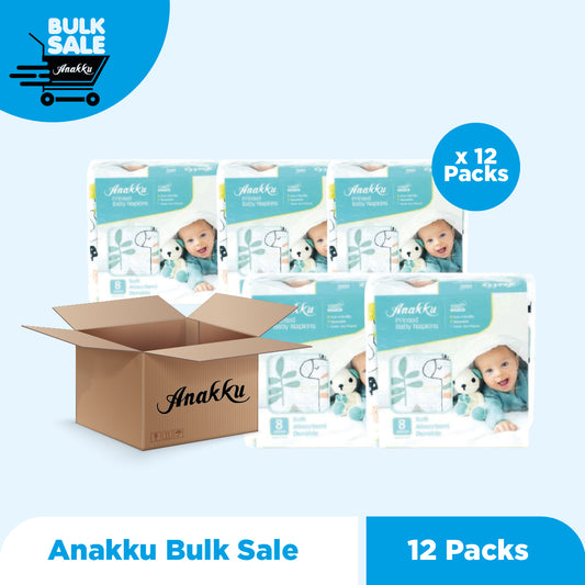 Bulk sale -Anakku Printed Napkin (8 Pcs) 121-625