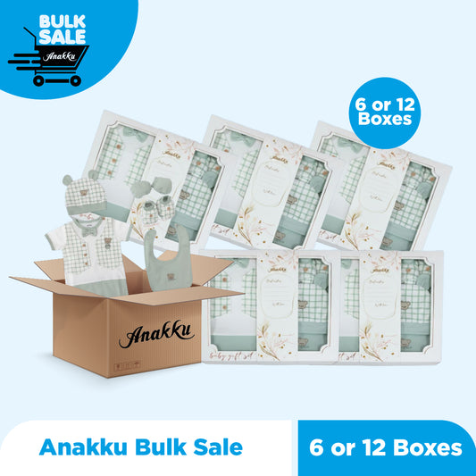 Bulk Sale - Anakku Newborn Baby Boy [5pcs/set] [0-6 Months]