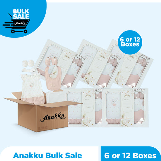 Bulk Sale - Anakku Newborn Baby Girl [5pcs/set] [0-6 Months]