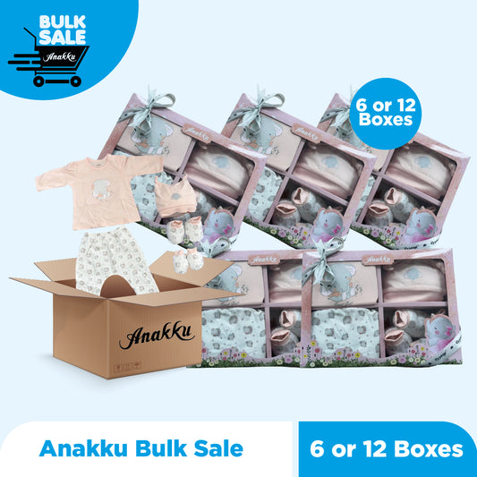 Bulk Sale-Anakku Newborn Baby Boy/Girl Pyjamas Gift Set 0-6M