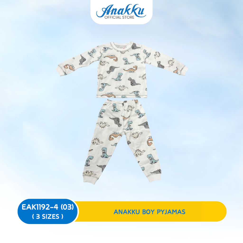Anakku Boys Knit Pyjama Set -L/SLV Top & Long Pant( 1 yr to 3 yrs) EAK1166-4 (01 TO 04),EAK1167-4 (01 TO 02)