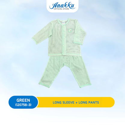 Anakku Newborn Set Baju Lubang Bayi Lelaki [0-18 Months] 120758-2/ 120759-2/ 120761-2