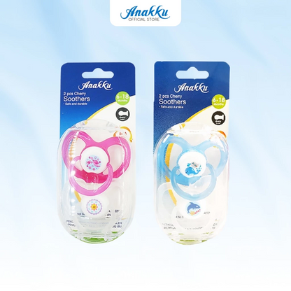 Anakku 2pcs Newborn Ventilated Cherry Soother (0-18 months) 163-241