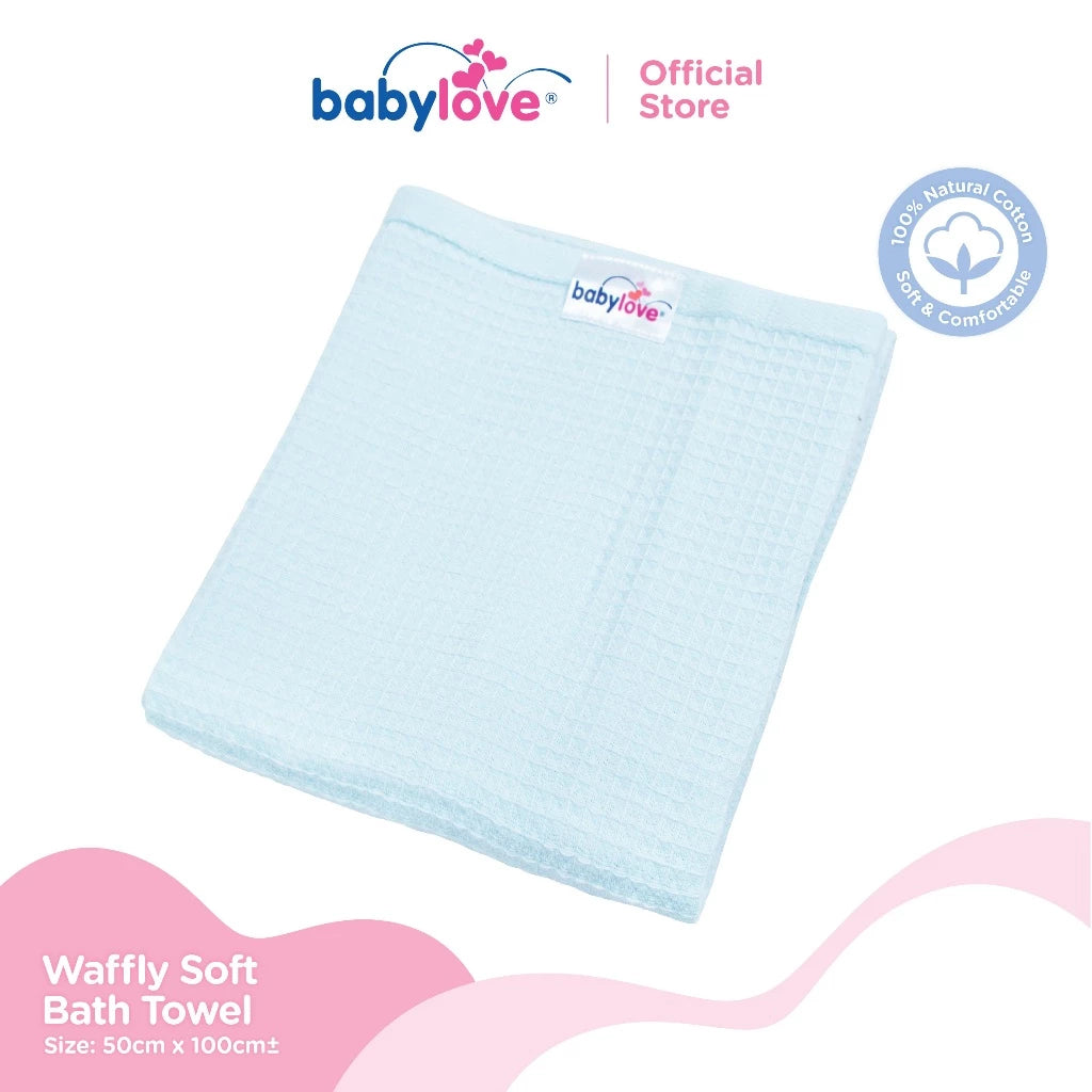 Babylove Tuala Bayi | Cotton Baby Towel (100% Cotton) 50cm x 100cm