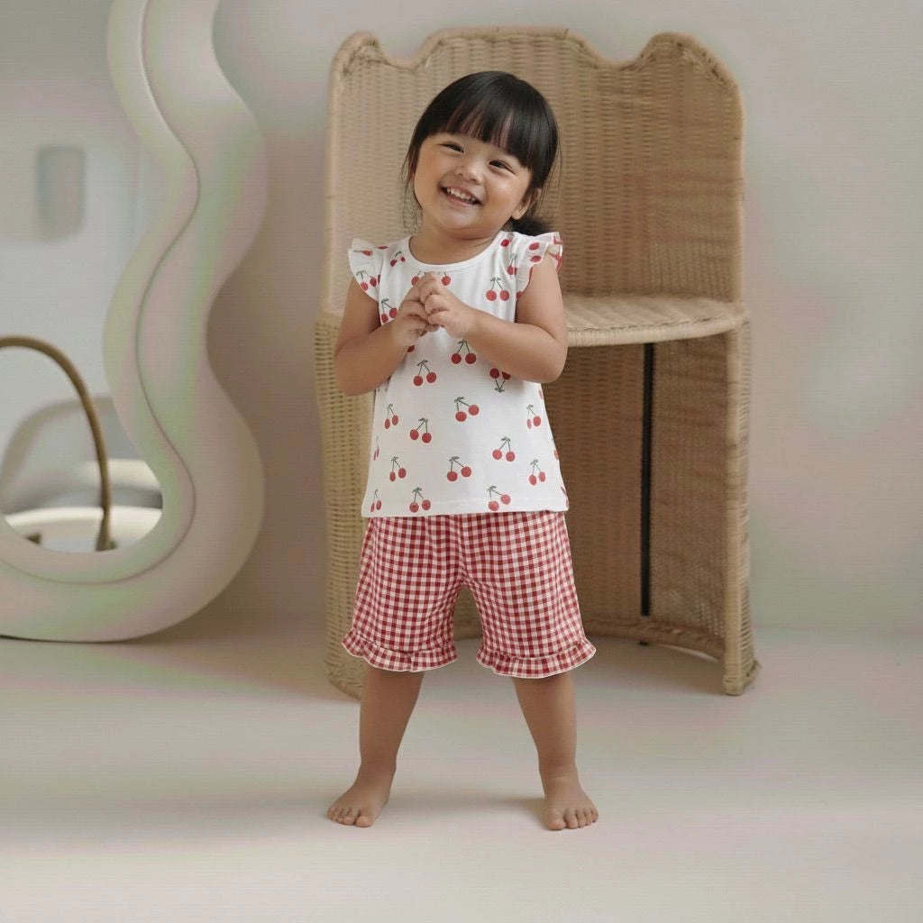 ANAKKU GIRLS KNIT SUIT - TOP & BOTTOM (1-3 YEARS) EAK1158-4 EAK1159-4 EAK1163-4