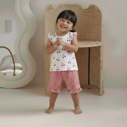 ANAKKU GIRLS KNIT SUIT - TOP & BOTTOM (1-3 YEARS) EAK1158-4 EAK1159-4 EAK1163-4