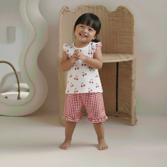 ANAKKU GIRLS KNIT SUIT - TOP & BOTTOM (1-3 YEARS) EAK1158-4 EAK1159-4 EAK1163-4