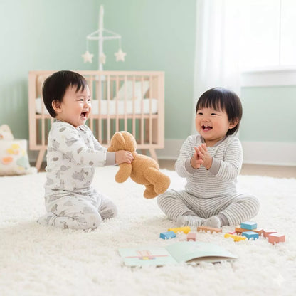 LITTLE LOVE 2PCS ZIPPER BAMBO JUMPER WITH BOOTIES - 520591-2