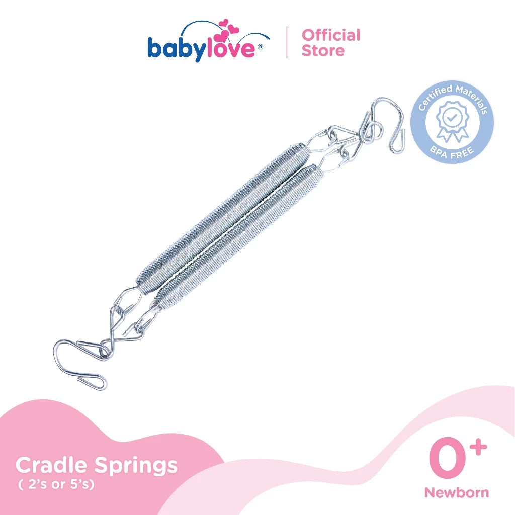 Babylove Cradle/ Hammock Spring Set (2's or 5's with Safety Belt)