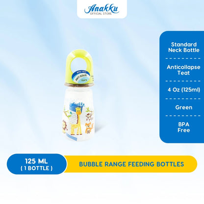 Anakku (2oz/4oz/8oz) PP Standard Neck Feeding Bottle Botol Susu 163-063