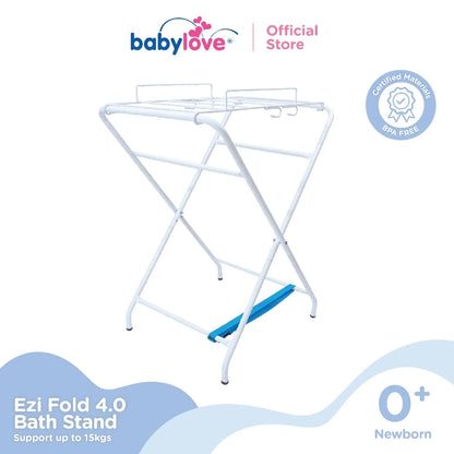 Babylove Ezi-Fold Stand Mandi Bayi Boleh Lipat | 3-Height Adjustable | Support Up to 15kg