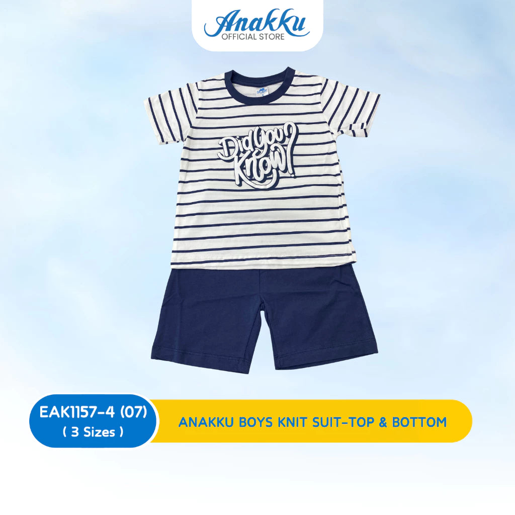 ANAKKU BOYS KNIT SUIT TOP & BOTTOM (1 - 3 years) - EAK1157-4