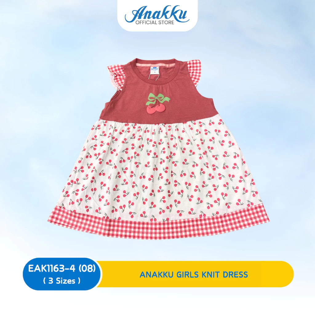 ANAKKU GIRLS KNIT SUIT - TOP & BOTTOM (1-3 YEARS) EAK1158-4 EAK1159-4 EAK1163-4