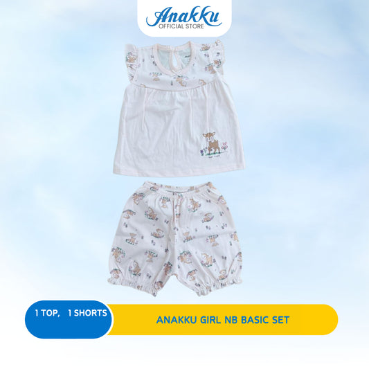Anakku Newborn Set Baju Lubang Bayi Perempuan [0-18 Mths] 120762-2/ 120763-2,120768/120769,120774/120775