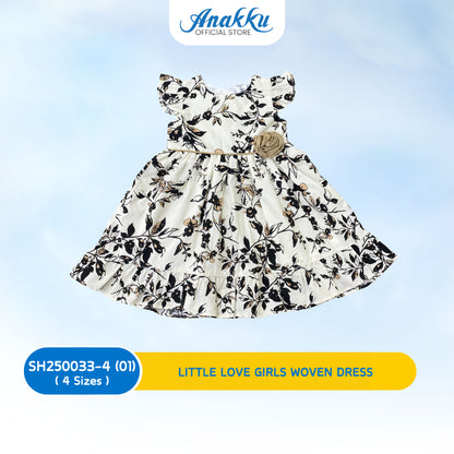 ANAKKU GIRLS WOVEN DRESS 1 - 4 Years - SH250033-4
