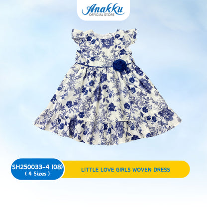 ANAKKU GIRLS WOVEN DRESS 1 - 4 Years - SH250033-4