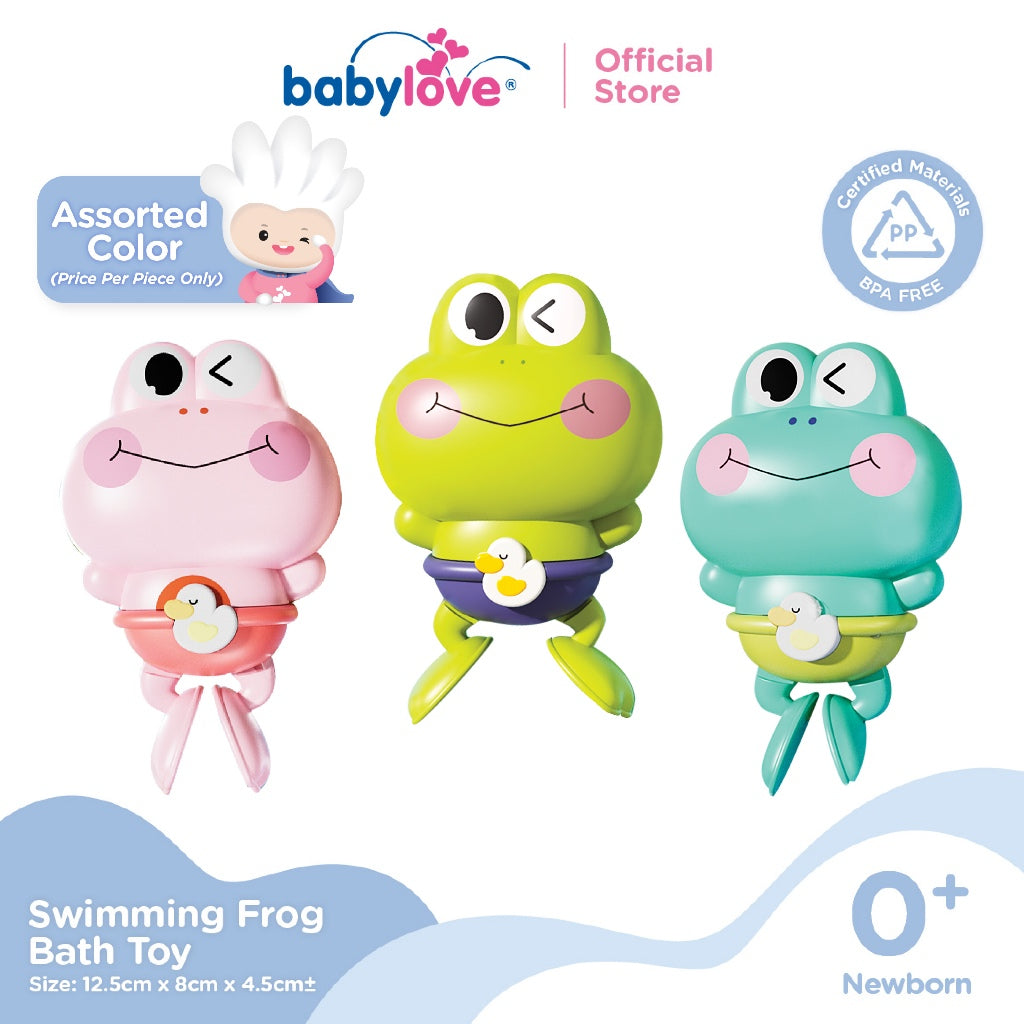 Babylove Mainan Mandi Bayi Berenang | Swimming Bath Toys (PP, BPA-Free) 1 PIECE ONLY
