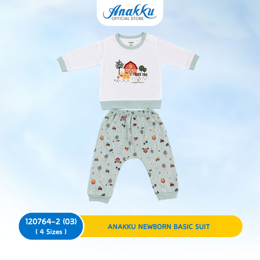 Anakku Newborn Suit Set | Set Baju Bayi Baru Lahir 120764-2(03),120765-2(03),120766-2(03),120768-2(03),120769-2(03) (Copy)