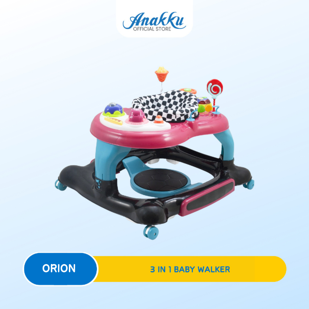 Bubbles 3 in 1 Baby Walker - BUE2023 BUE2025 BUE2026