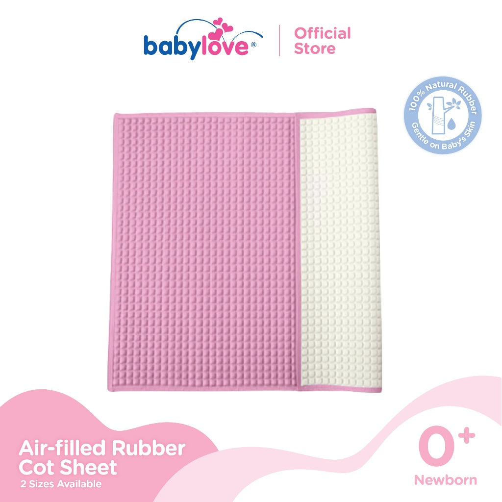 Alas Katil Getah Premium Berisi Udara | Air-Filled Rubber Cot Sheet (Biasa / XL) (60x45cm / 90x60cm)