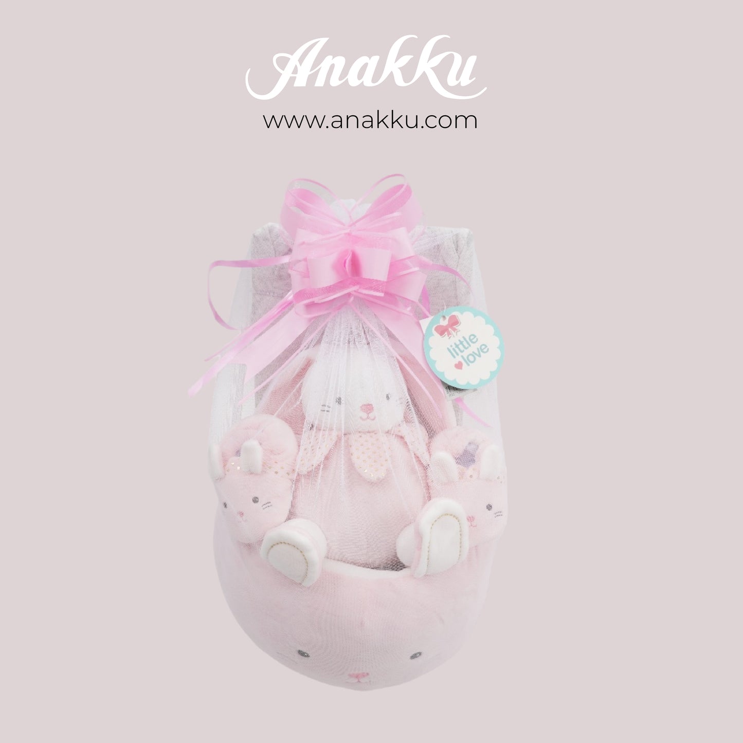 Little Love Newborn Baby Girl Hamper Gift Set 520354-1