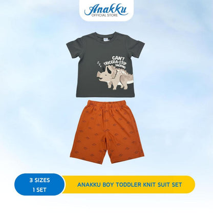 ANAKKU BOYS KNIT SUIT -SHORT SLV SLV TOP &SHORT PANT( 1 yr to 5 yrs)TSB3901 TO TSB3912