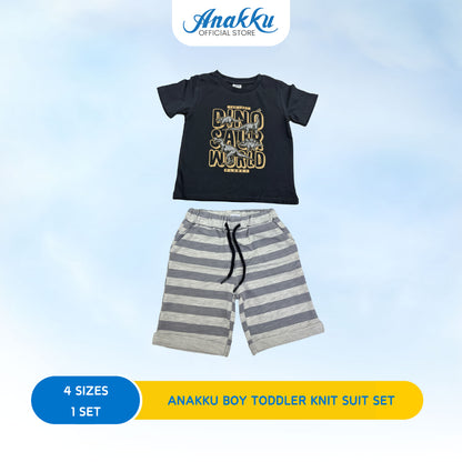 ANAKKU BOYS KNIT SUIT -SHORT SLV SLV TOP &SHORT PANT( 1 yr to 5 yrs)TSB3901 TO TSB3912