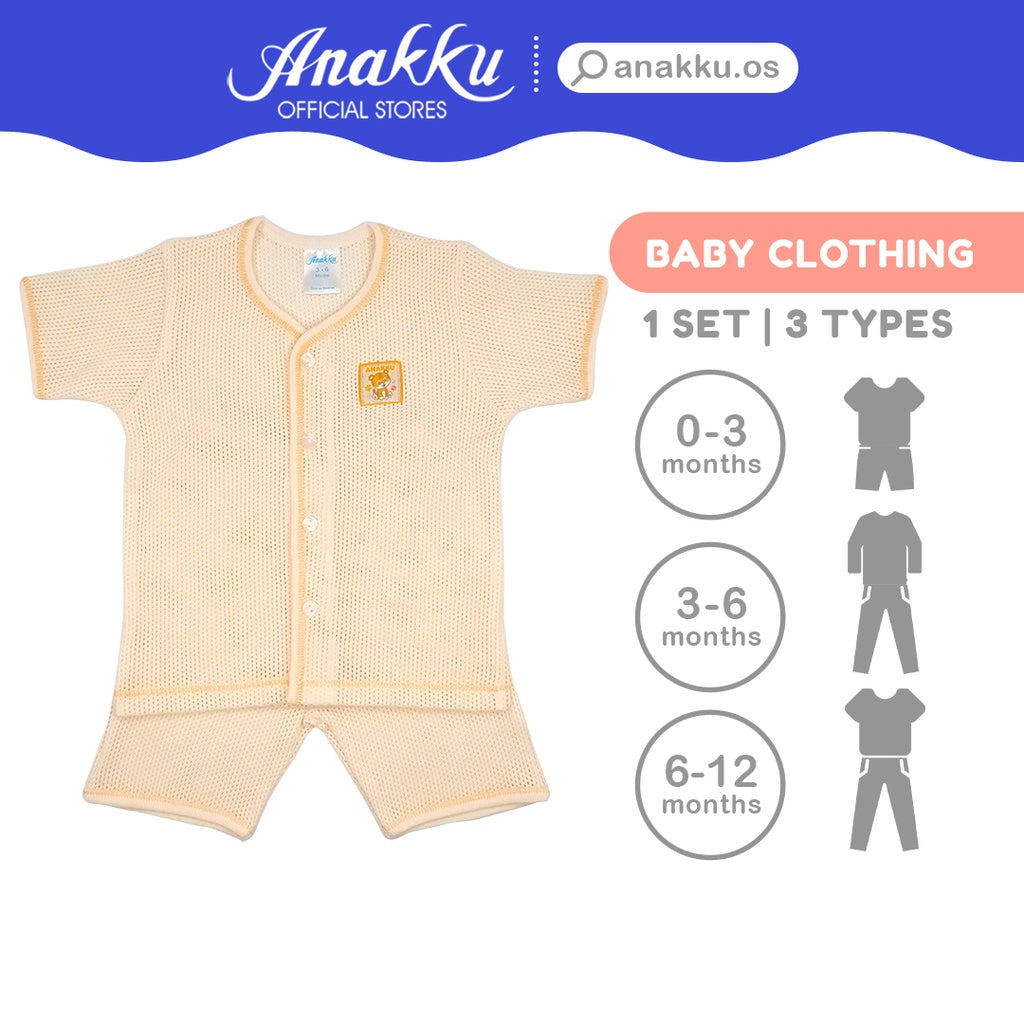 Anakku [0-12M] Newborn Baby Boy Clothing Set | Baju Bayi Lelaki EAK612-2