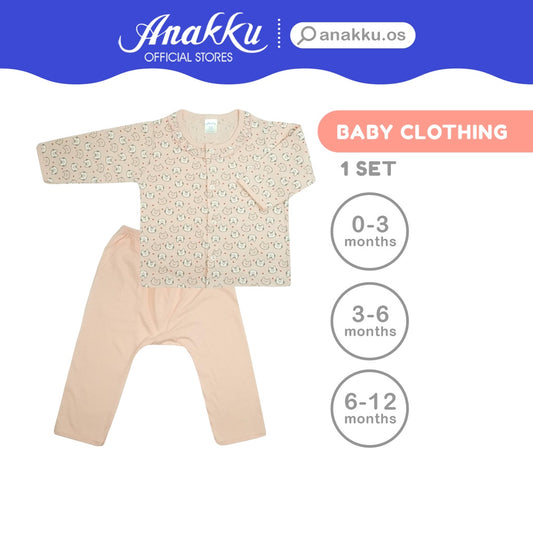 Anakku Baby Girl Newborn Clothing Suit Set | Baju Bayi Perempuan [0-12 Months] EAK518-2
