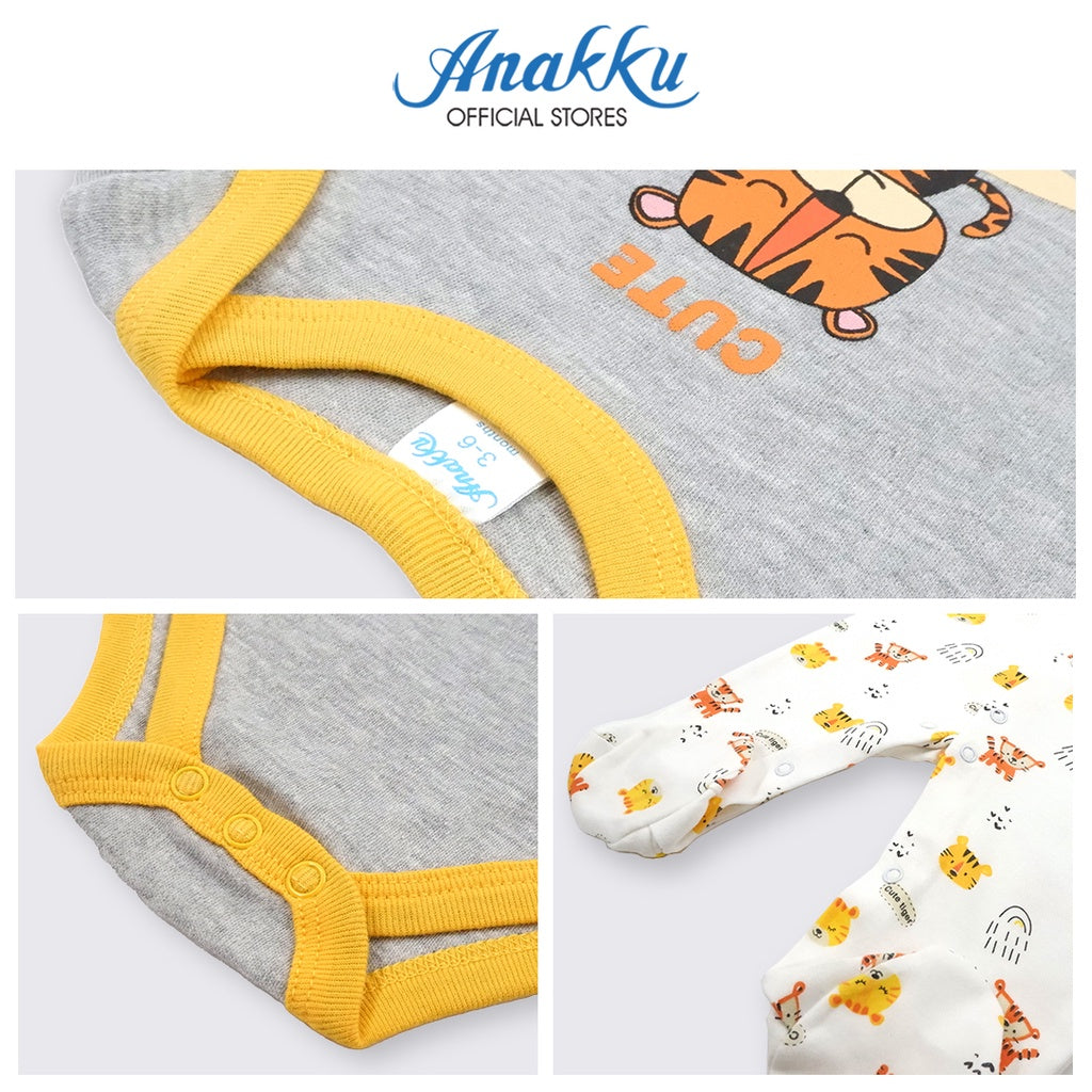 Anakku [5pcs/set] Newborn Baby Boys Combo Gift Set [0-9M] Set Hadiah B ...