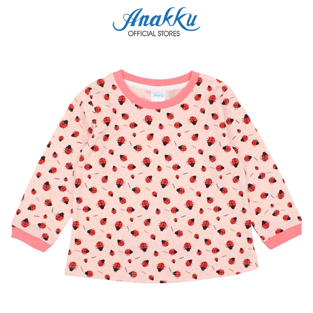 Anakku Girl Children Pyjamas Set Toddler Clothing Set | Baju Kanak Perempuan [Long-Slv+Pants][1-4Years] EAK596-4