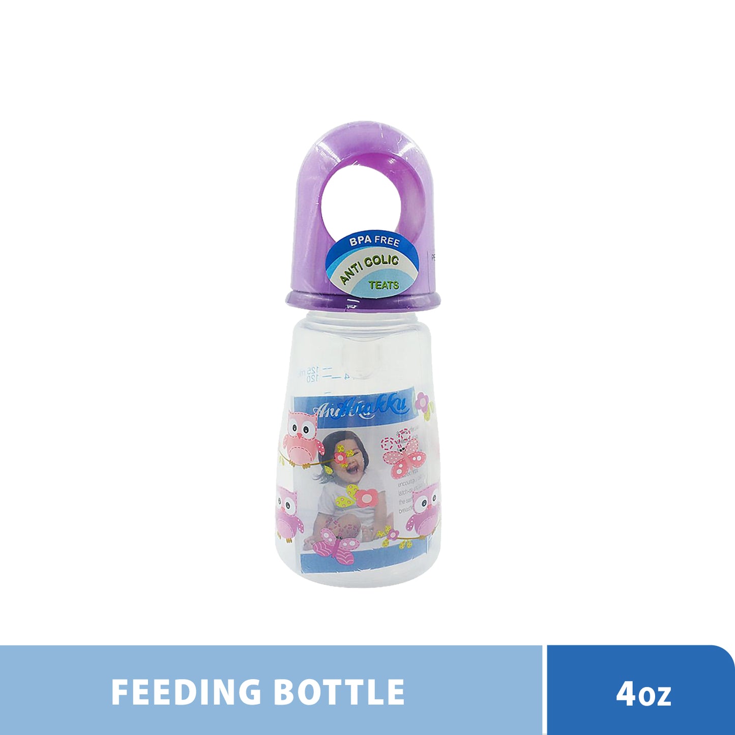 Anakku 4oz PP Feeding Bottle Botol Susu (125ml) (Random Pick Colour) 163-064