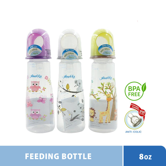 Anakku 8oz PP Feeding Bottle Botol Susu (250ml) (Random Pick Colour) 163-065