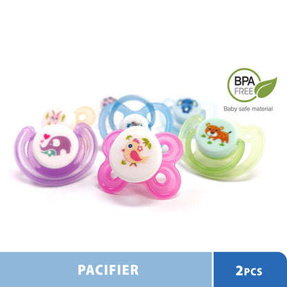 Anakku Silicone Orthodontic Pacifier with Cover & Holder (Random Pick Colour) 163-237